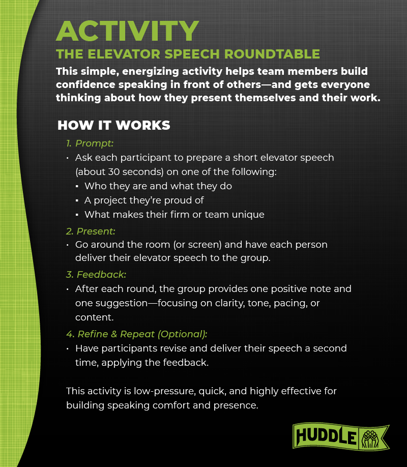 Huddle June Activity