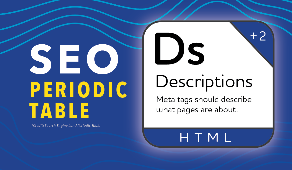Marketlink SEO Periodic Table HTML Descriptions Blog