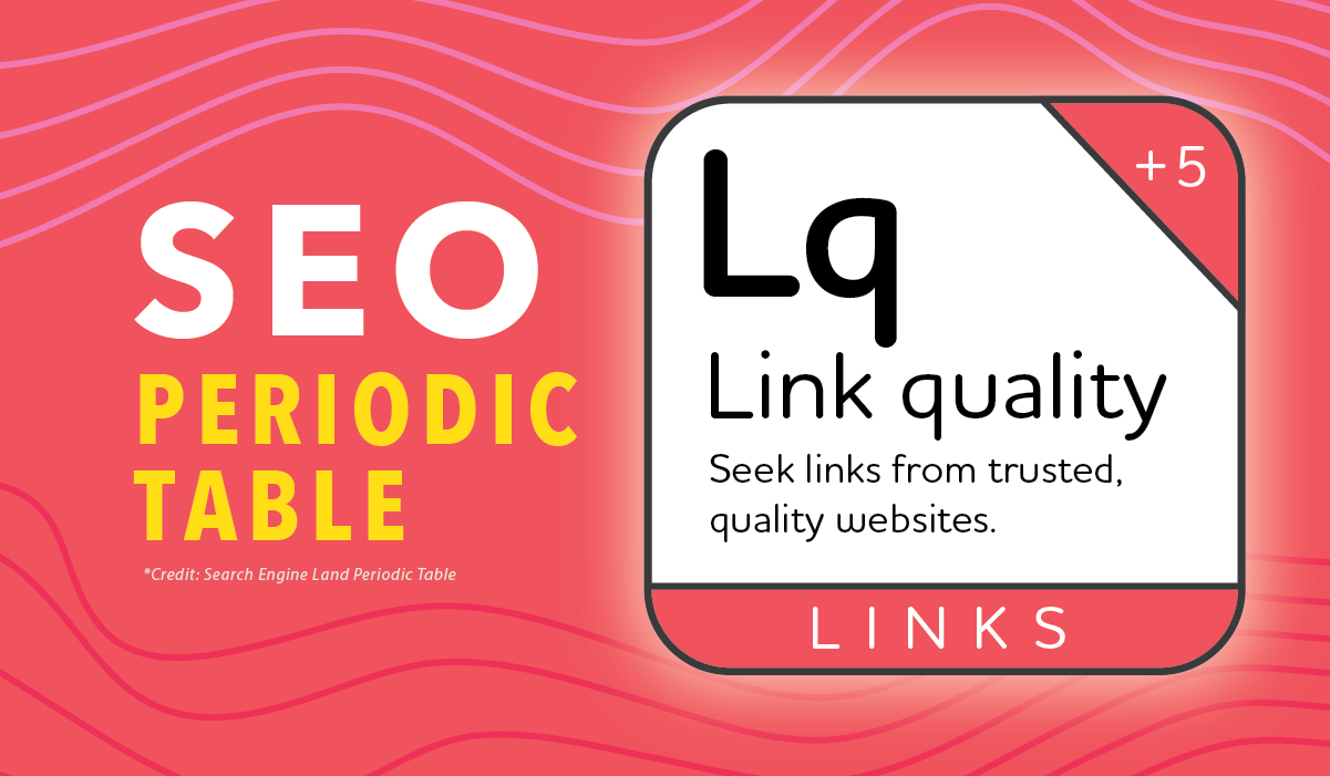 Marketlink SEO Periodic Table LINK Link Quality Blog