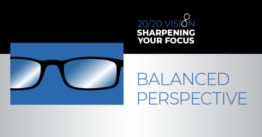Balanced AEC Perspective with Polarized Glasses