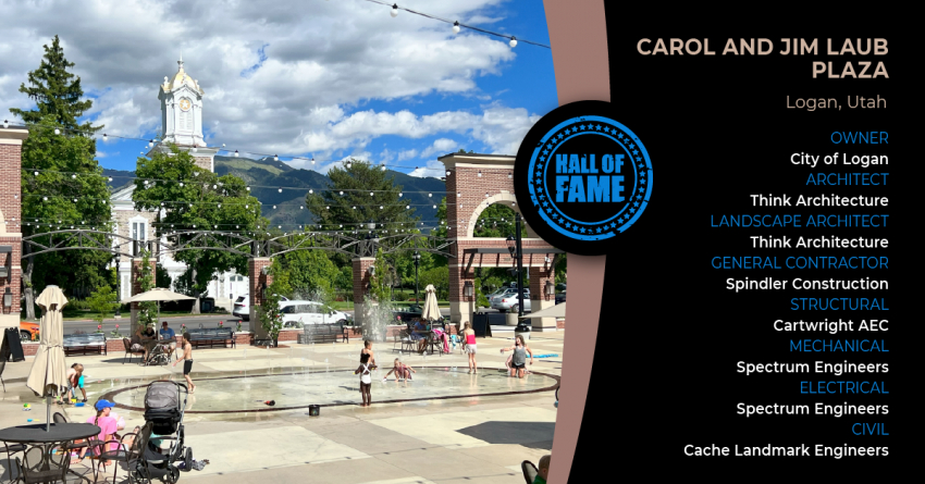 Hall of Fame: Carol and Jim Laub Plaza | Logan, UT
