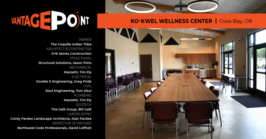 Vantage Point: Ko-Kwel Wellness Center | Coos Bay, OR